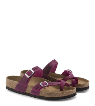 Buy Birkenstock Mayari Festival Fuchsia Cross Strap Sandals for