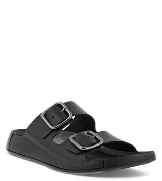 ECCO Men s Cozmo Black Slide Sandals