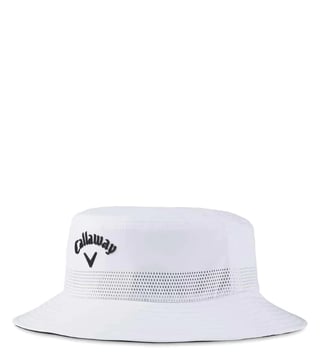 Callaway Golf White Bucket Hat (Large)