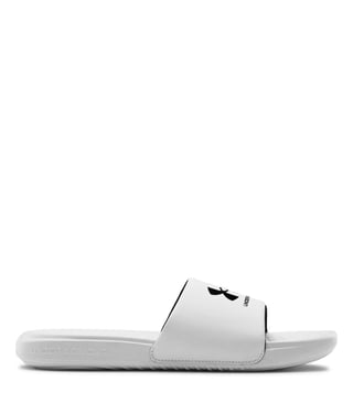 Under Armour Men s Ansa White Slide Sandals