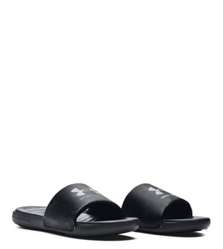 Under Armour Men s Ansa Black Slide Sandals