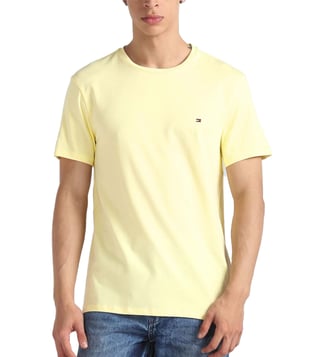 Yellow tommy hilfiger online shirt