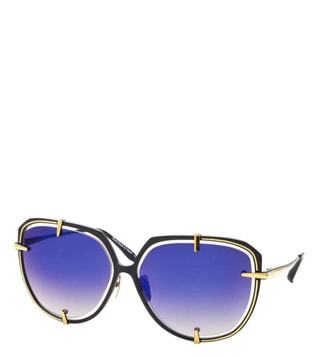 Mercury Oval Sunglasses in Dark Silver | Balenciaga US-nextbuild.com.vn