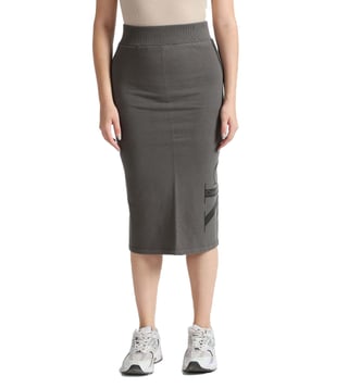 Calvin klein grey pencil clearance skirt