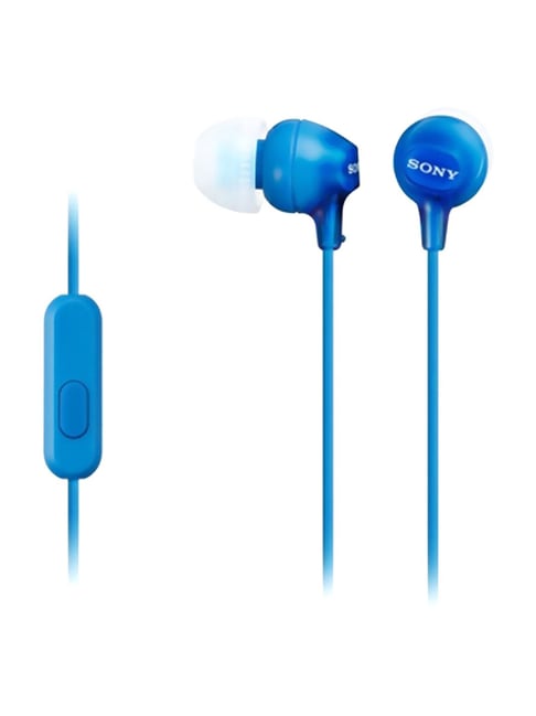 Buy Sony MDR-EX15AP/L In-Ear Earphone (Blue) online at - Main Image