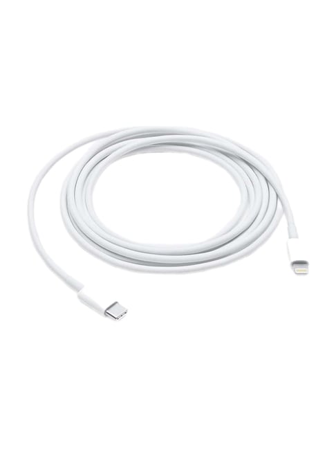 Buy Apple MX0K2ZM/A 1 meter Lightening USB-C Cable (White) Online