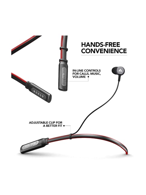 Boult Audio ProBass Curve Wireless Bluetooth Earphones with 12H Playtime  Extra Bass (Red)