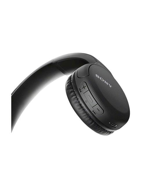 Sony WH-CH510 On The Ear Bluetooth Headphone with Mic (Black)