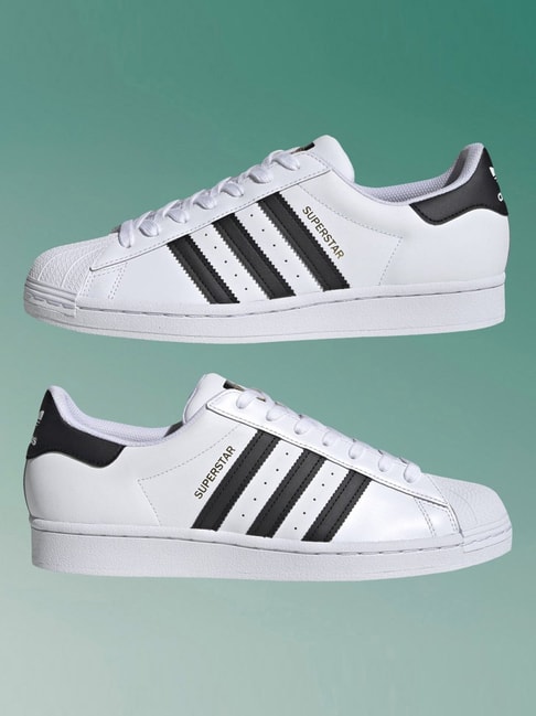 adidas Superstar Athletic Shoe - Black / White