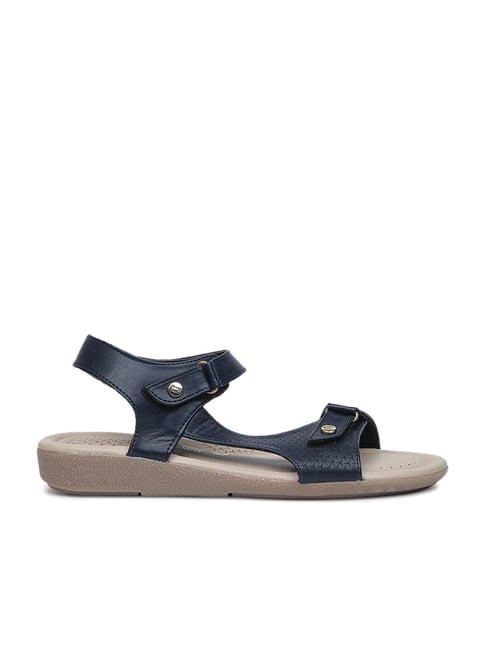 Buy Bata Bianca Navy Ankle Strap Sandals for Women at Best Price @ Tata CLiQ