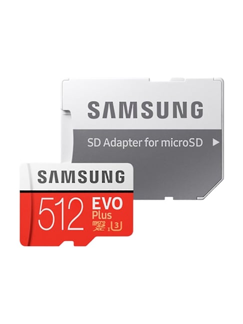 Buy Samsung EVO Plus 512GB SDXC Memory Card (MB-MC512GA, Red/Grey