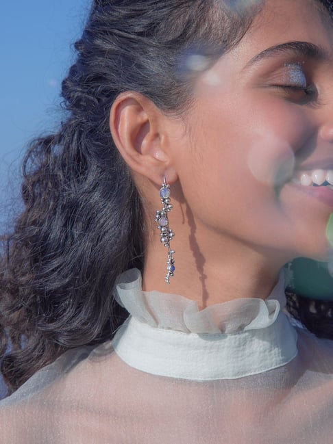 Buy Silver Earrings for Women by Shaya Online | Ajio.com