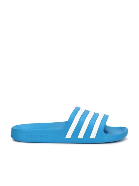 Buy Adidas Men s ADILETTE AQUA Blue Slides for Men at Best Price