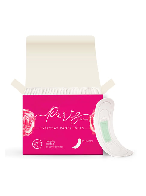 Paree Prima Ultra-Thin Dry Comfort Daily Use Panty Liners for Women, Pack  of 25 each (Combo of 2), Everyday Protection from Discharge, No Rashes, Gentle Fragrance, No Chemicals