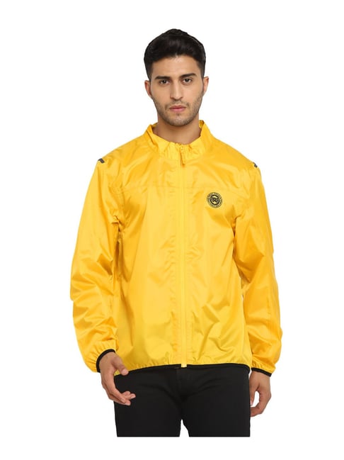 Royal Enfield Yellow Regular Fit Rain Jacket