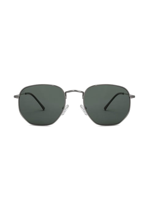 Men's Hexagonal Polarized 'Turbo Alas' Metal Sunglasses — Eye Shop Direct