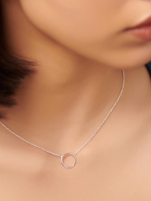 Buy Shaya 92.5 Sterling Silver Necklace for Women Online At Best Price @  Tata CLiQ
