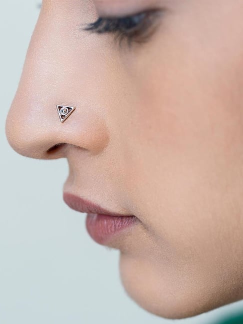 Shaya Sterling Silver Hanswi Inspired Nosepin for Women