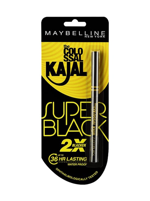 Maybelline New York Colossal Kajal Super Black,0.35gm