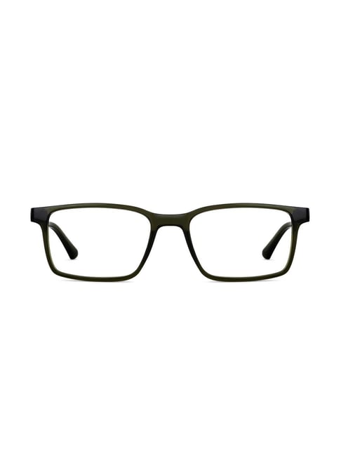 Buy Lenskart Blu LB E14454 Green Full Rim Rectangular Frame Online At ...