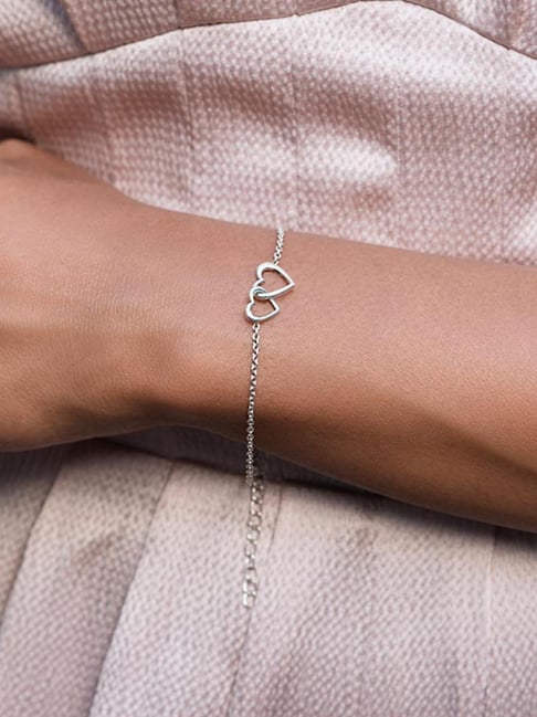 Heart bracelet in sterling silver – Autumn Designs