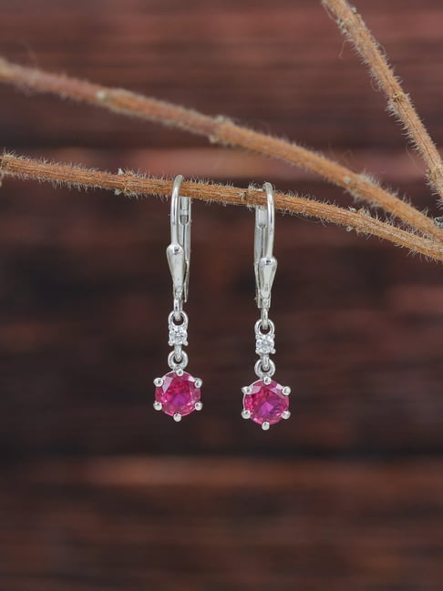 Adorable Ruby Studs - Best Place to Buy Real Pearls Online