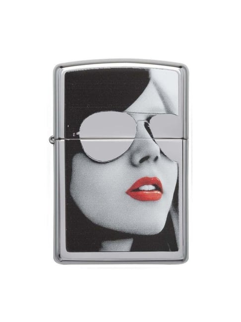 Zippo Silver Sunglasses Brass Pocket Lighter-picture-10