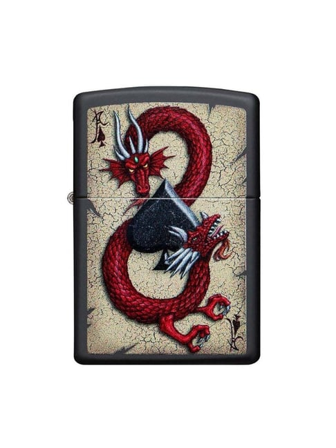 Zippo Multicolor Dragon Ace Design Brass Pocket Lighter-picture-17