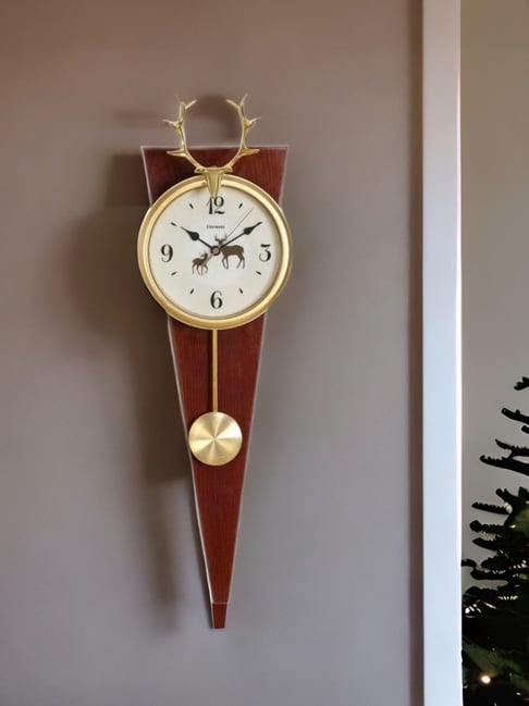 Amazon.com: WJXBoos Westminster Chimes Pendulum Clock, Silent Wall Clock  with Swinging Pendulum Four aa Battery Operated Home Decorative Clock-Wood  16 inch (40.5 cm) : Health & Household