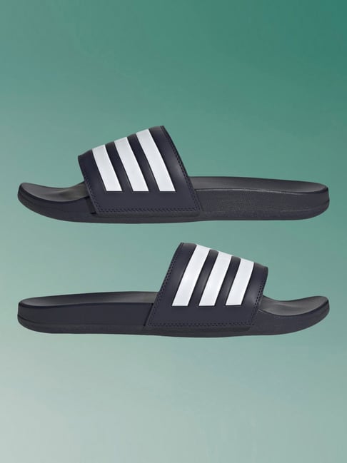 Mens all discount black adidas slides