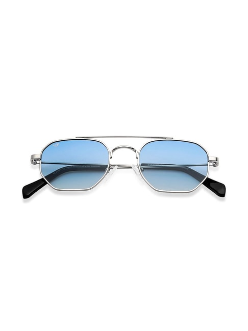 Buy VINCENT CHASE EYEWEAR By Lenskart | Urban Retro Full Rim Rectangle  Branded Latest and Stylish Sunglasses | Polarized and 100% UV Protected |  For Men & Women | Large | VC