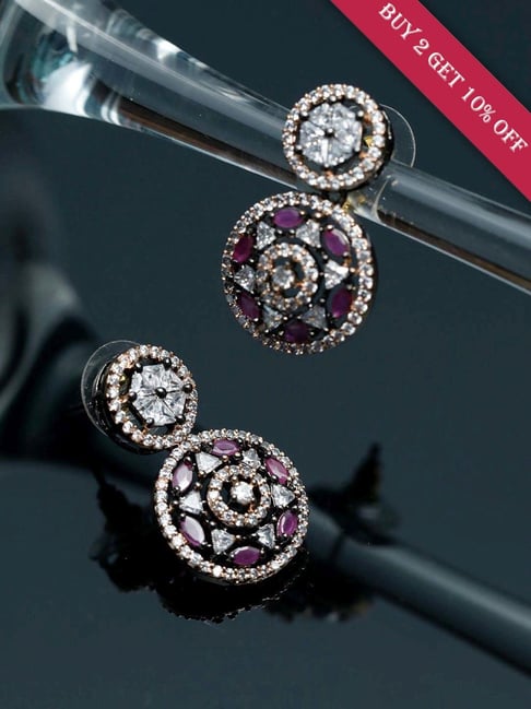 Buy Earrings Purple Online In India  Etsy India