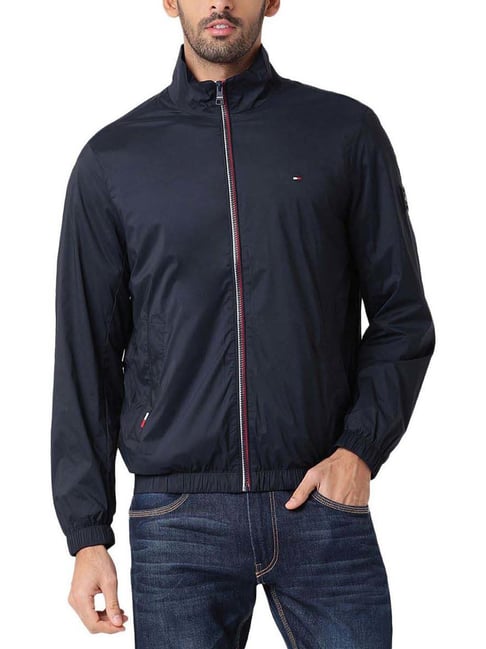 AmericanElm Men's Stylish Reversible Blue and Grey Hooded Blouson Jacket,  Jacket with Hood, हुड वाली जैकेट - Madhuram Enterprises, Noida | ID:  2851598473933