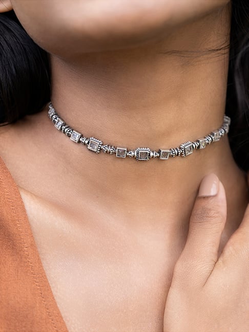 Shaya 92.5 Sterling Silver Eliza Doolittle Necklace for Women