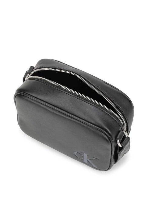 CALVIN KLEIN JEANS Black Sculpted Camera Bag