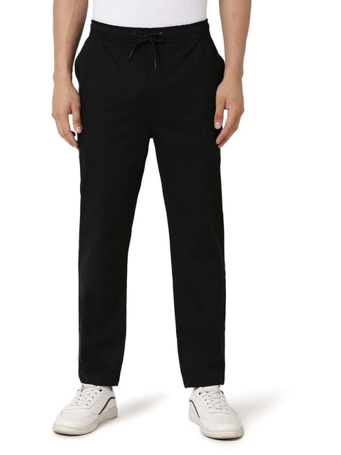 Buy Slim Fit Flat-Front Trousers Online at Best Prices in India - JioMart.