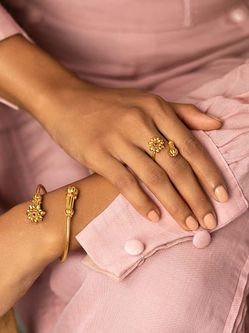 Shaya 92.5 Sterling Silver Peruviana Bloom Ring for Women