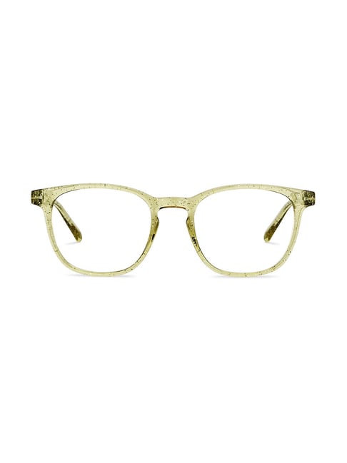 Lenskart Blu Green Wayfarer Glitter Eye Frames for Women