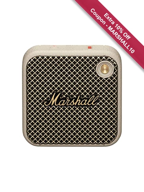 Buy Marshall Willen Portable Bluetooth Speaker Cream Online At Best