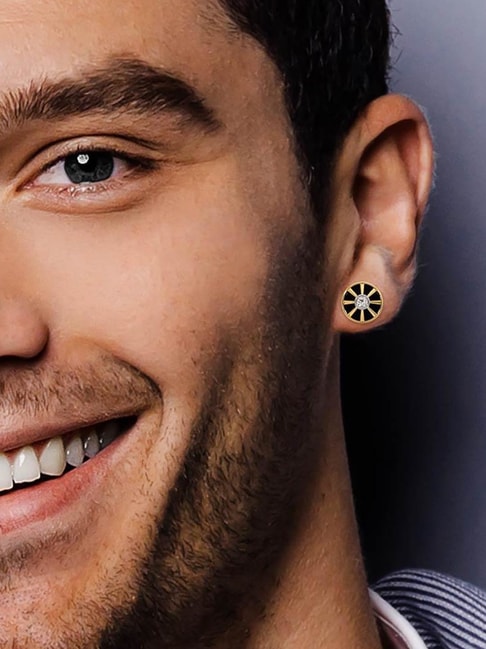 Classic Stud Earring: Men's Gold Studs Earrings | JAXXON