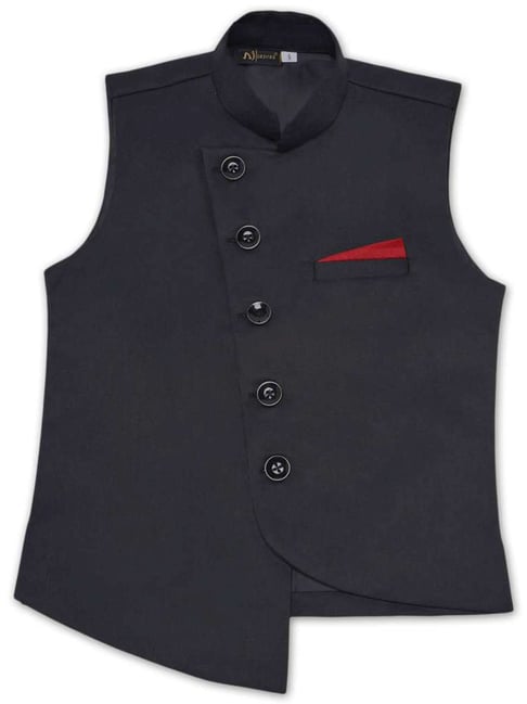 Kids deals black waistcoat