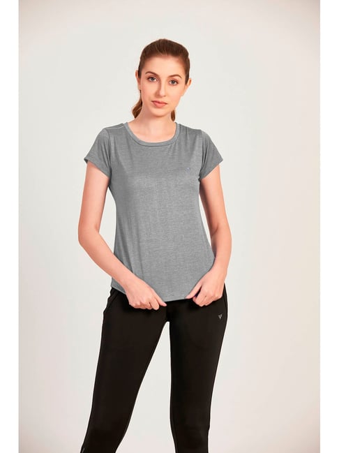 Neva Women's Regular Fit Graphic Printed Long T-Shirt -Pista