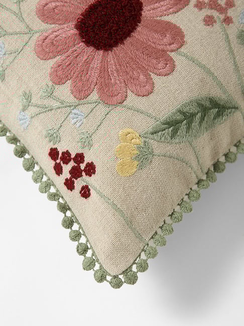 Buy Westside Home Multi Floral Cushion Cover for Online Tata CLiQ