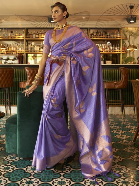 Violet Silk Saree with attractive Kanchipuram Border - Monastoor- Indian  ethnical dress collections with more than 1500+ fashionable indian  traditional dresses and ethnical jewelleries.