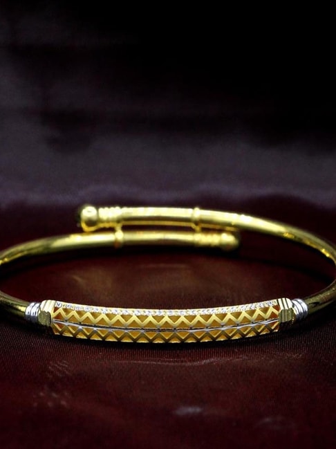 Buy CANDERE  A KALYAN JEWELLERS COMPANY Metal Yellow Golden Bracelet for  Women at Amazonin