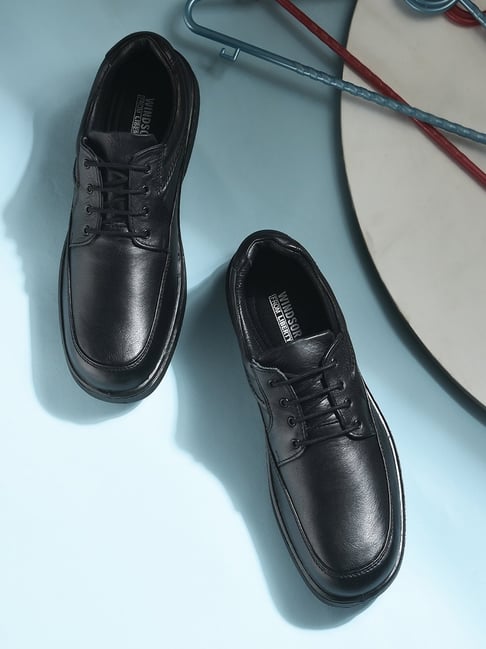 Windsor by Liberty Men's Black Derby Shoes