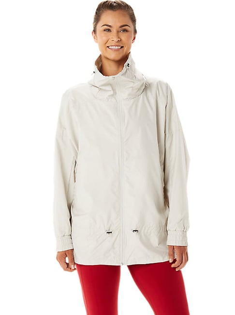 Buy Asics Light Grey Sports Jacket for Women s Online Tata CLiQ