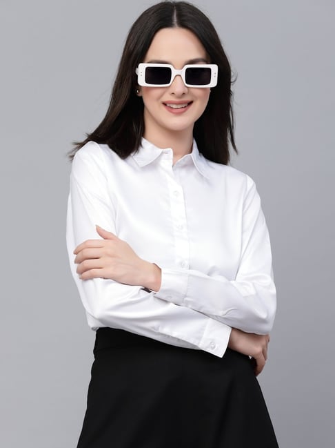 Style Quotient White Formal Shirt