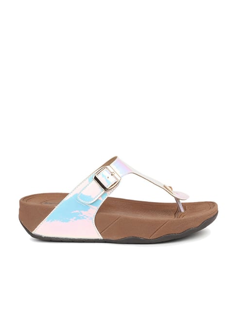 Rainbow sandals with discount strap