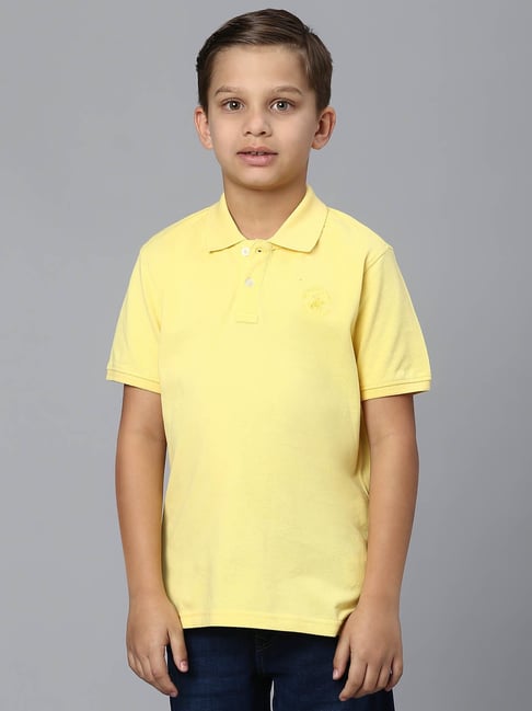 Kids yellow polo best sale